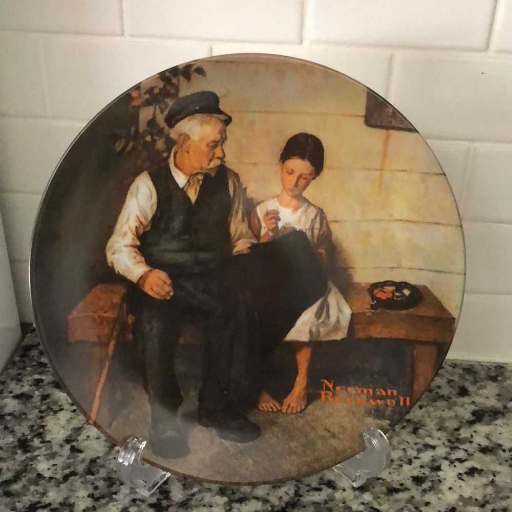 Norman Rockwell Plate